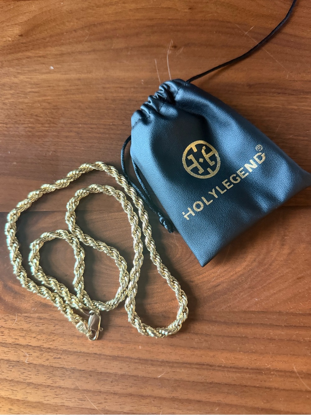 14K 24in 6MM Gold Rope Chain Necklace